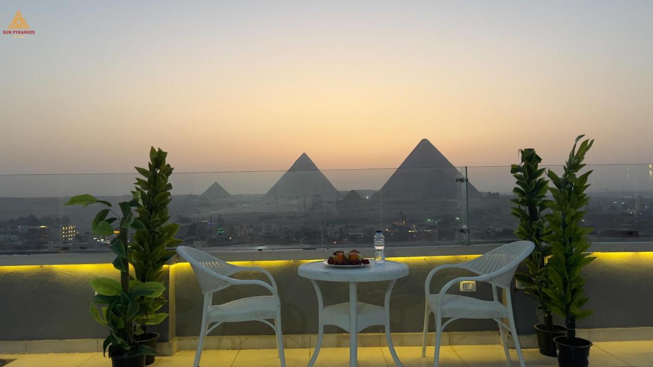 Full Pyramids View Apartment With Balcony For 8 P Kafret el-Gabal Kültér fotó