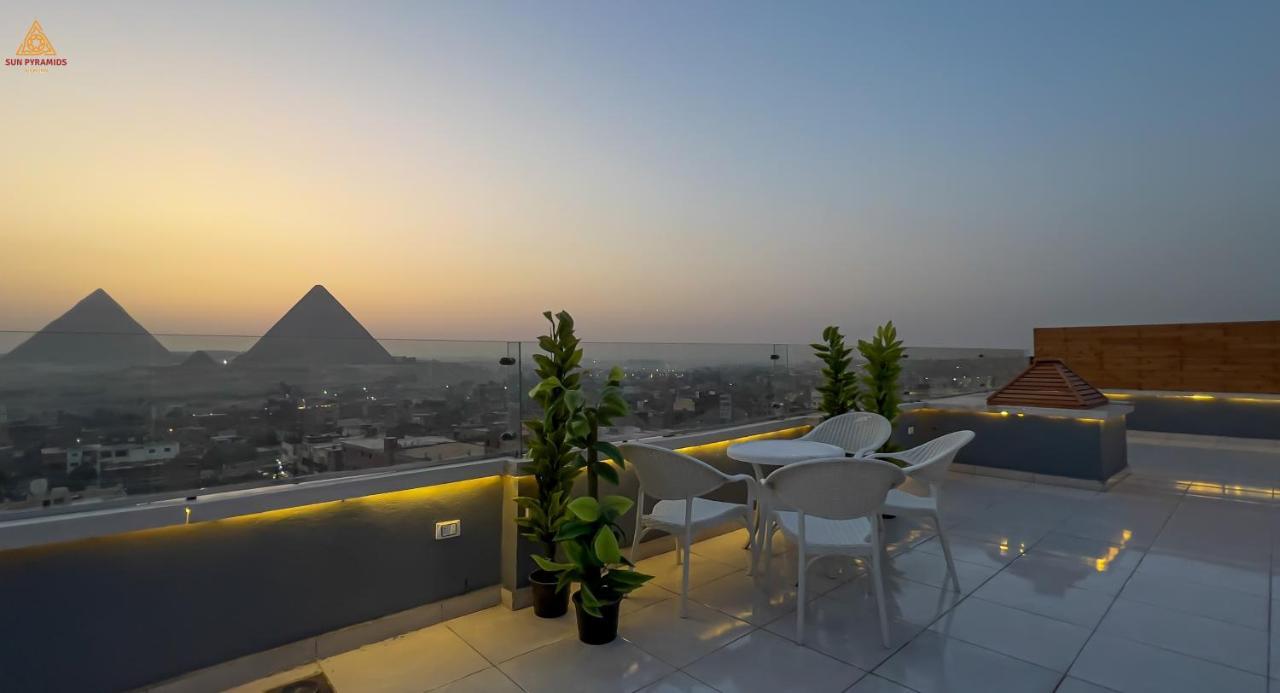 Full Pyramids View Apartment With Balcony For 8 P Kafret el-Gabal Kültér fotó